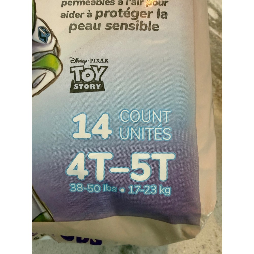 Lot of 2 New Huggies Pull-Ups skin essentials 4-5T 14 ct Diapers potty training - Picture 5 of 7